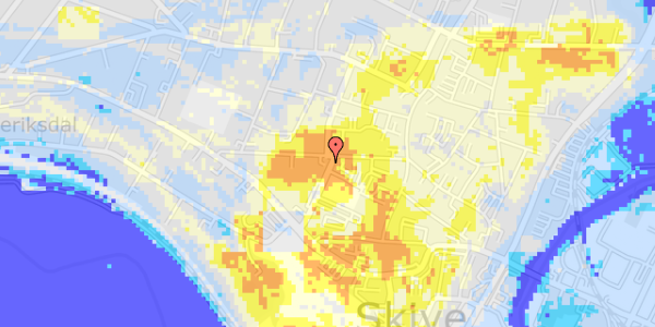 Ekstrem regn på Asylgade 2A, st. 