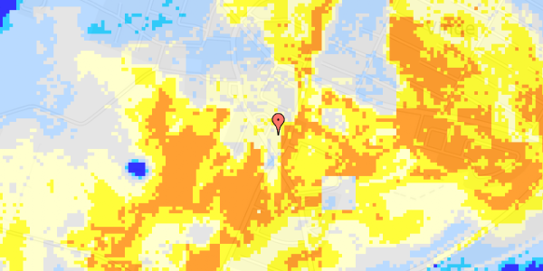 Ekstrem regn på Dortheavej 4