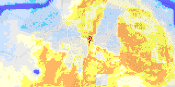 Ekstrem regn på Emilievej 5