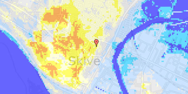 Ekstrem regn på Fredensgade 5