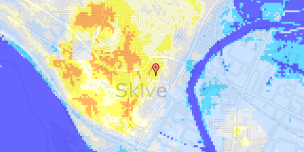 Ekstrem regn på Fredensgade 12, 1. 