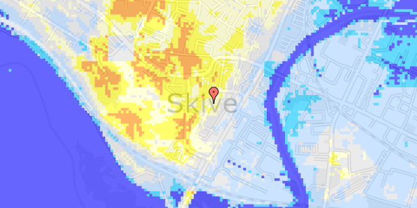 Ekstrem regn på Fredensgade 22, st. 