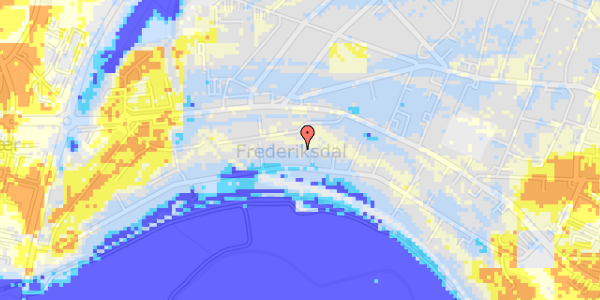 Ekstrem regn på Frederiksdal Alle 38D