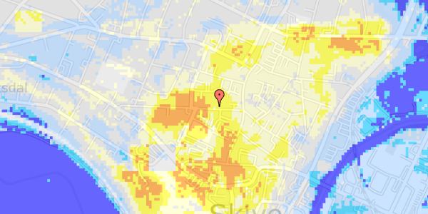 Ekstrem regn på Frederiksgade 10A, 3. 