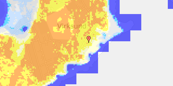 Ekstrem regn på Livøvej 104