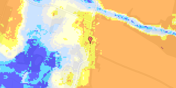 Ekstrem regn på Lundøvej 73