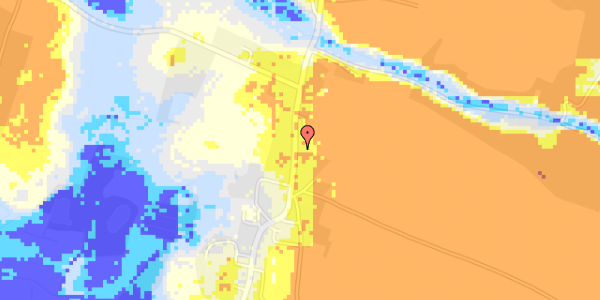 Ekstrem regn på Lundøvej 86