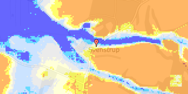 Ekstrem regn på Lundøvej 99