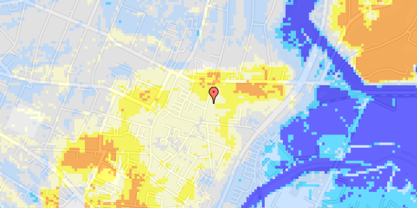 Ekstrem regn på Nørre Alle 6, 1. 