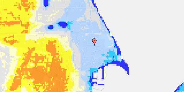 Ekstrem regn på Sandkrogen 35