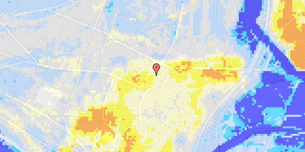 Ekstrem regn på Thorupsgade 14C, 1. th