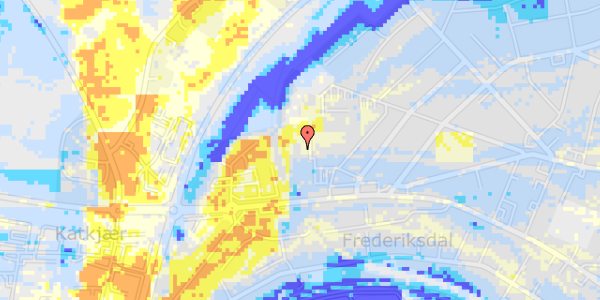 Ekstrem regn på Vestervænget 16B, 1. th