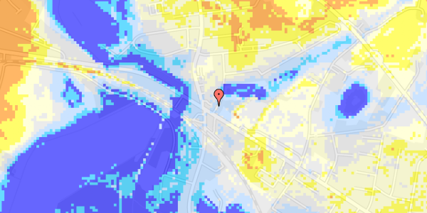 Ekstrem regn på Viborgvej 225A