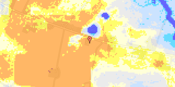 Ekstrem regn på Viborgvej 324