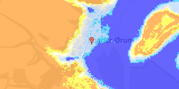 Ekstrem regn på Ørumvej 74