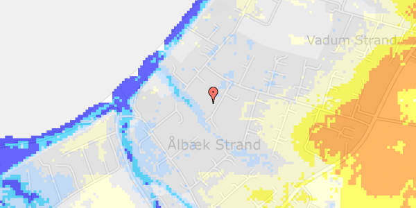 Ekstrem regn på Ålbækparken 106