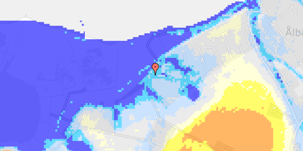 Ekstrem regn på Ålbækvej 35