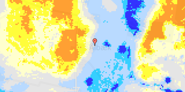 Ekstrem regn på Ålbækvej 46