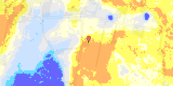 Ekstrem regn på Frilandsvej 25