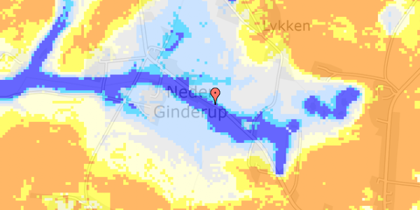 Ekstrem regn på Ginnerupvej 15