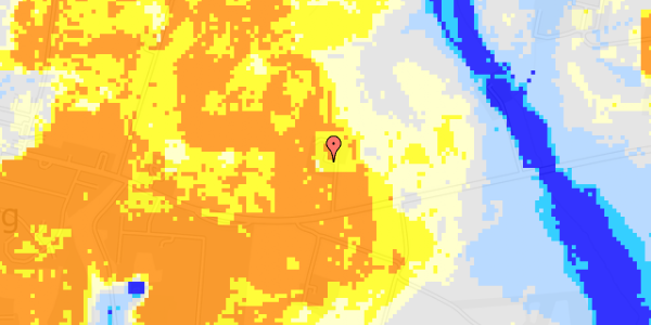 Ekstrem regn på Holstebrovej 402