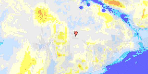 Ekstrem regn på Hostrupvej 39