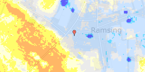 Ekstrem regn på Hovvej 5C