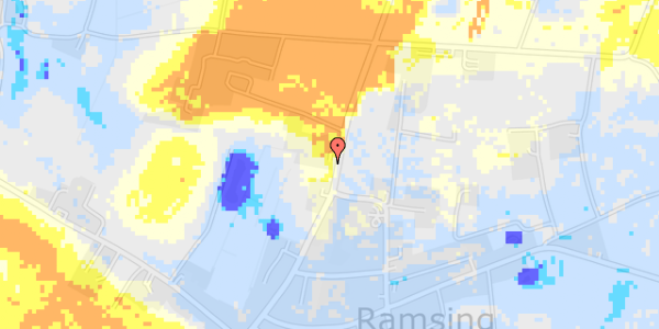 Ekstrem regn på Hovvej 6