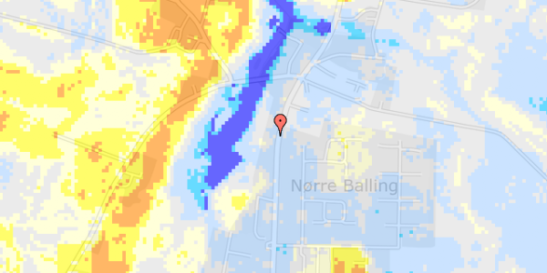 Ekstrem regn på Nørregade 57