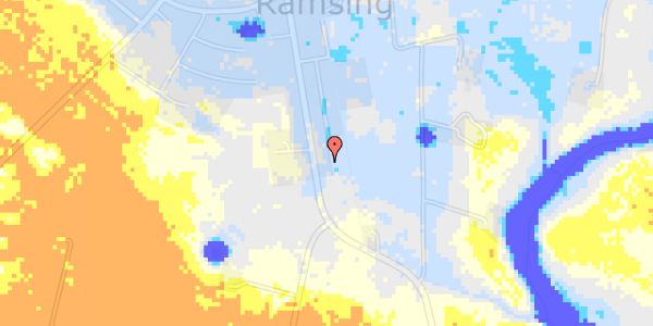 Ekstrem regn på Poppel Alle 18A