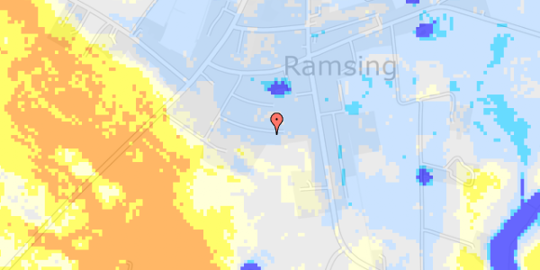 Ekstrem regn på Solvangs Alle 12