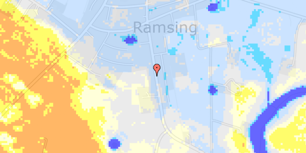 Ekstrem regn på Sønder Alle 24