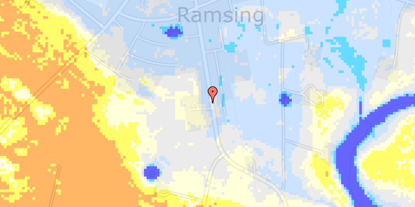 Ekstrem regn på Sønder Alle 32