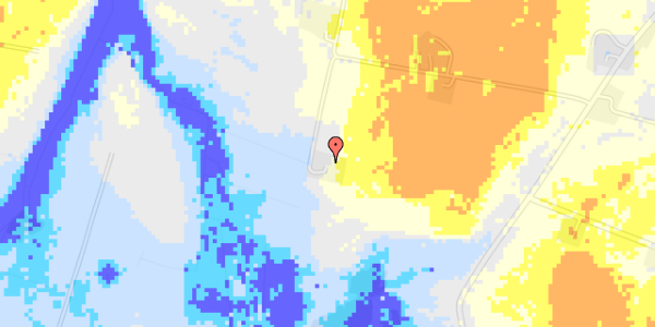 Ekstrem regn på Udmarken 1A