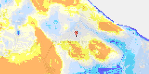 Ekstrem regn på Eskovvej 4