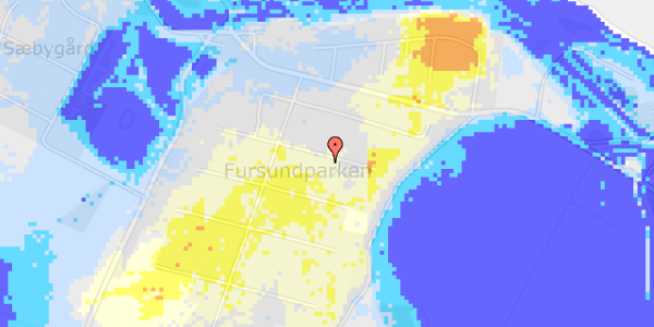 Ekstrem regn på Livøvej 45