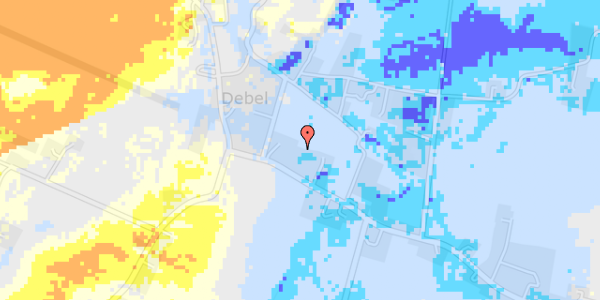 Ekstrem regn på Debel 34