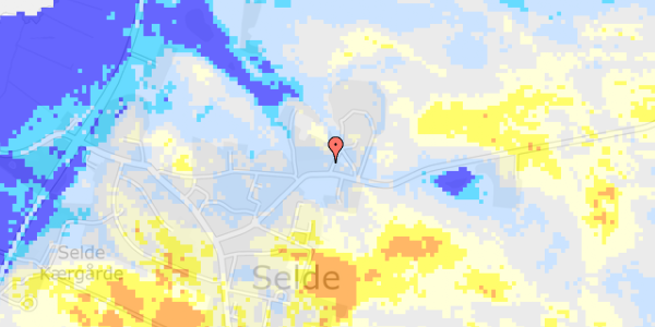 Ekstrem regn på Floutrupvej 17