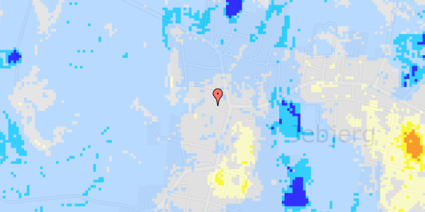 Ekstrem regn på Kirkegade 2