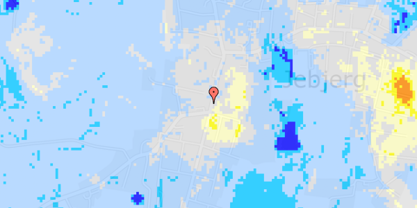 Ekstrem regn på Kirkegade 16