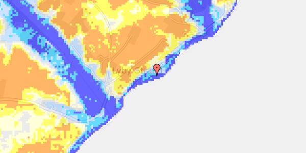 Ekstrem regn på Lyby Strandvej 2