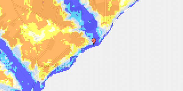 Ekstrem regn på Lyby Strandvej 20