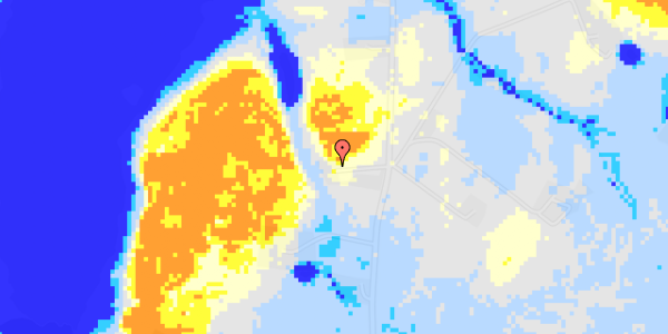 Ekstrem regn på Vejsmarkvej 9