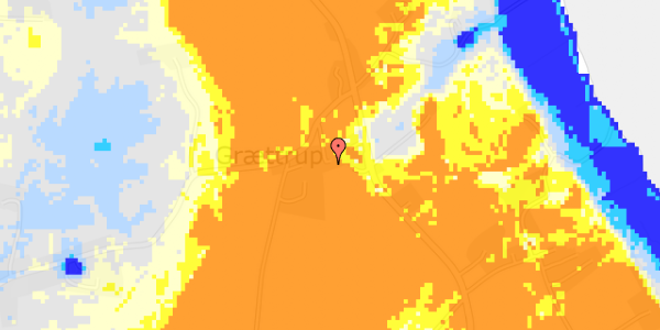 Ekstrem regn på Vejsmarkvej 32