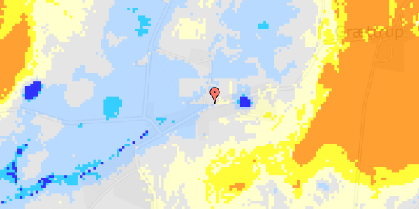 Ekstrem regn på Vejsmarkvej 39