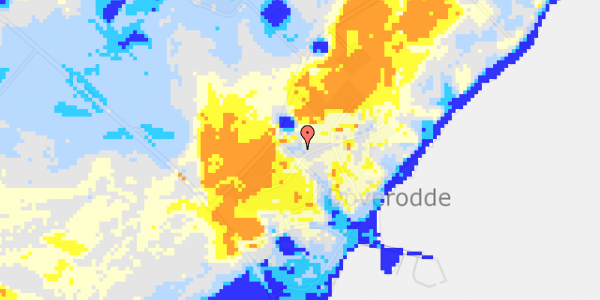 Ekstrem regn på Bakkesiden 19