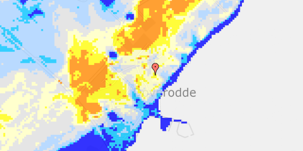 Ekstrem regn på Bakkesiden 36