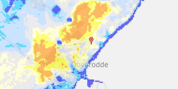 Ekstrem regn på Bakkesiden 42