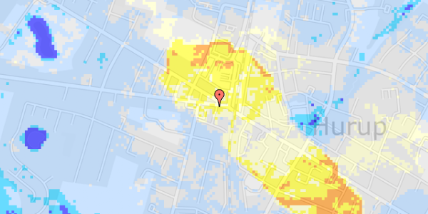 Ekstrem regn på Bredgade 161