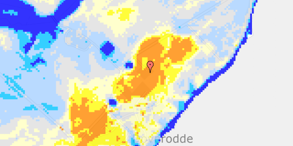 Ekstrem regn på Dover Møllevej 6